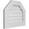 Ekena Millwork Octagonal Top Surface Mount PVC Gable Vent: Functional, w/ 3-1/2"W x 1"P Standard Frame, 24"W x 20"H GVPOT24X2001SF - alternate 2